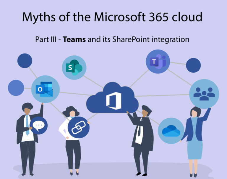 Myths of the Microsoft 365 cloud Part III Teams and its SharePoint