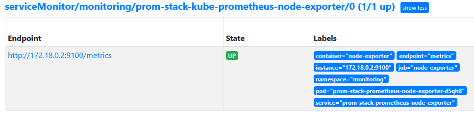 target labels in prometheus when running in kubernetes