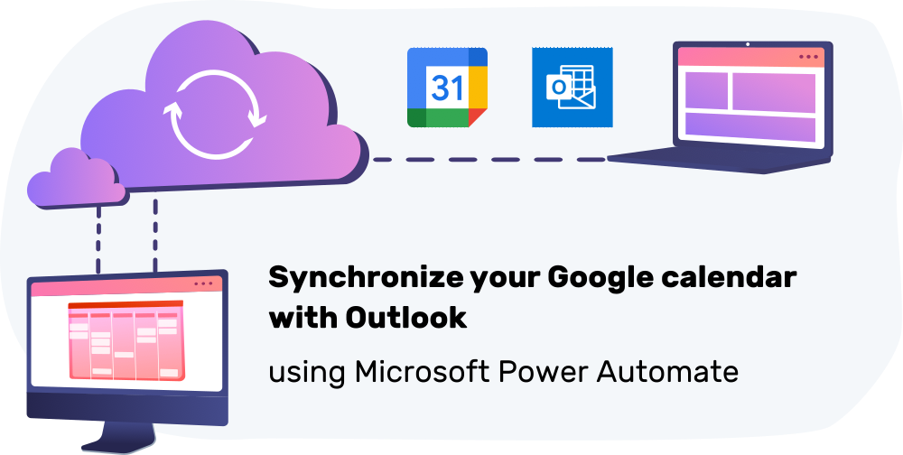 Synchronize Google calendar with Outlook feature