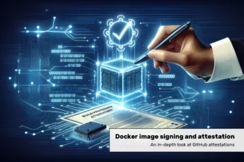 Docker image signing GitHub attestations feature