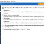 Binisoft WFC settings dialog