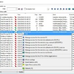 Sphinx WFC Events view