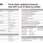 PyCharm prettyfied cheat sheet