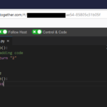 CodeTogether in the web browser (web version of VS Code) CodeTogether in the web browser (web version of VS Code)
