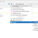 Code with me host view (PyCharm) Code with me host view (PyCharm)